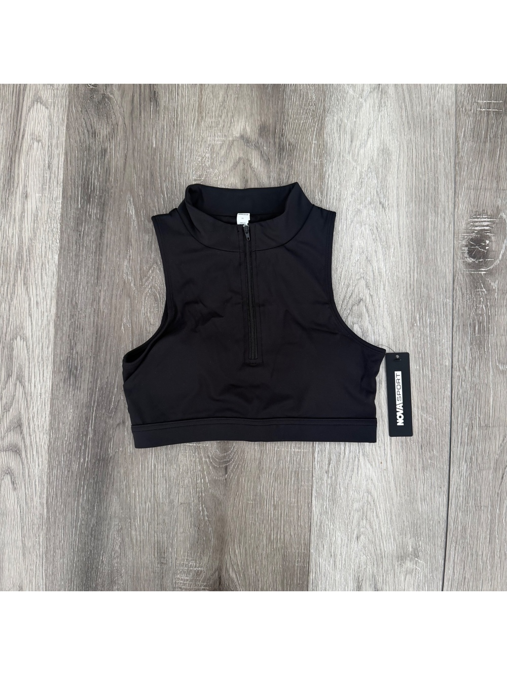 Fashionnova new black sport bra size M